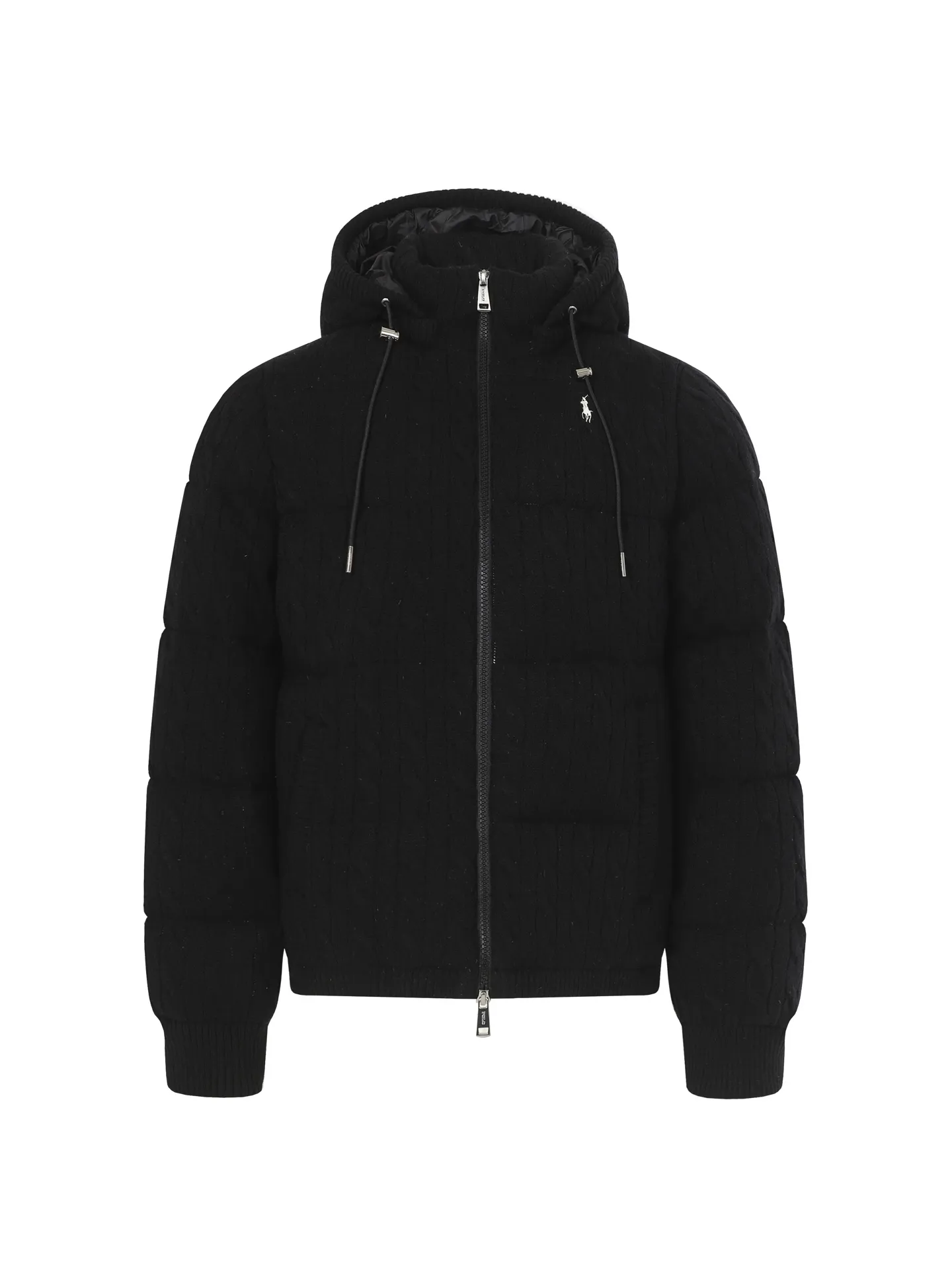 P1000 Women's】Ralph/Ralph Lauren 25ss new hooded down jacket brings warmth within reach. 🧵 Combining classic cable knitting with warm down, it’s a textured choice. Warm winter colors, the answer to classics and style. ❄️ Needless to say, the texture speaks for itself. Rah Lauren cable down jacket defines winter style. Color Black Khaki Size s m L xL